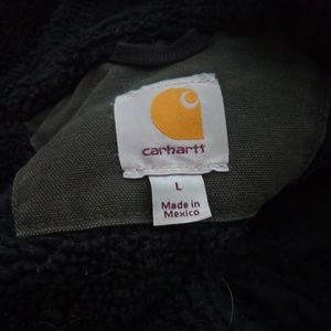 Carhartt Jacket, good for working outside.